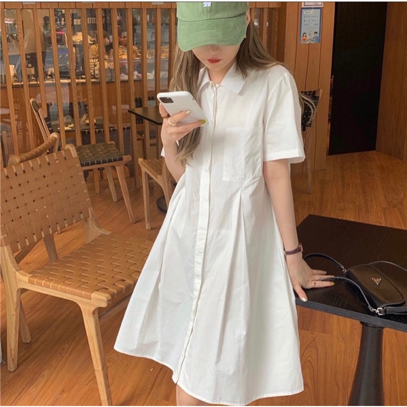 Váy Sơ Mi Thô Mềm