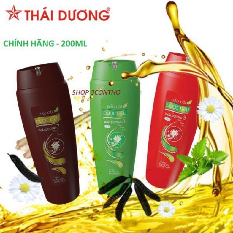 Dầu gội dược liệu Thái Dương 3 và 7