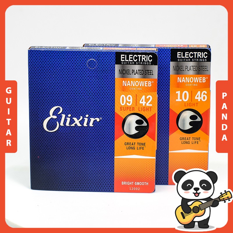 Bộ Dây Đàn Guitar Điện Elixir 12002 12052 | Guitar Panda