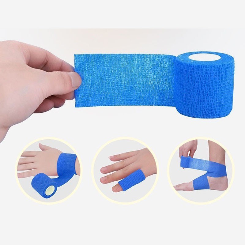 Băng keo thể thao đá bóng cuốn cổ chân cổ tay cao su non vải hỗ trợ thi đấu và tập luyện