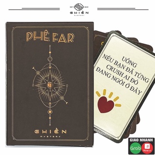 Bộ bài gây cười "Phê Far" - Drinking Game chơi vui vẻ với bạn bè hội nhóm, đem lại cảm xúc gần gũi | Ghiền Mystery