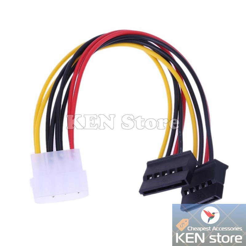 Cáp chuyển 2 cổng IDE 4 pin thành cổng 6 pin VGA