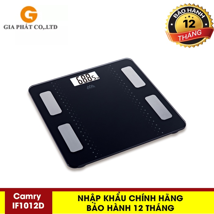 [ CHÍNH HÃNG-BẢO HÀNH 12 THÁNG] Cân Điện Tử Camry IF1012D-  Cân sức khỏe gia đình- Độ chính xác cao