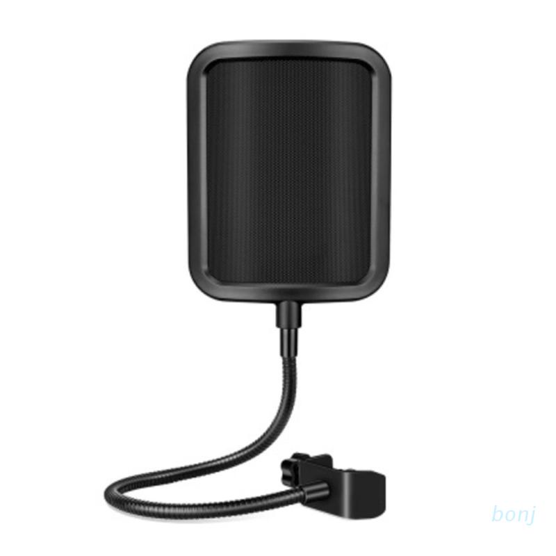 Bộ Lọc Mic Bonj Với 360 Độ Linh Hoạt° Tay Kẹp Cổ Ngỗng Thu Âm Cho Máy Thu Âm Tại Nhà