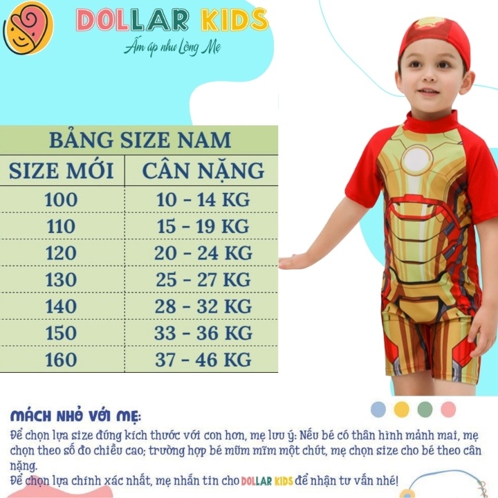 Đồ Bộ Bé Trai Dollarkids 100%Cotton Từ 10Kg Đến 48kg