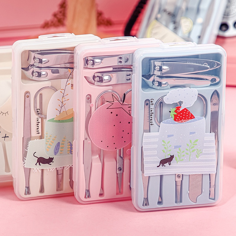 Bộ cắt bấm dũa móng tay , dụng cụ làm móng 7 chi tiết