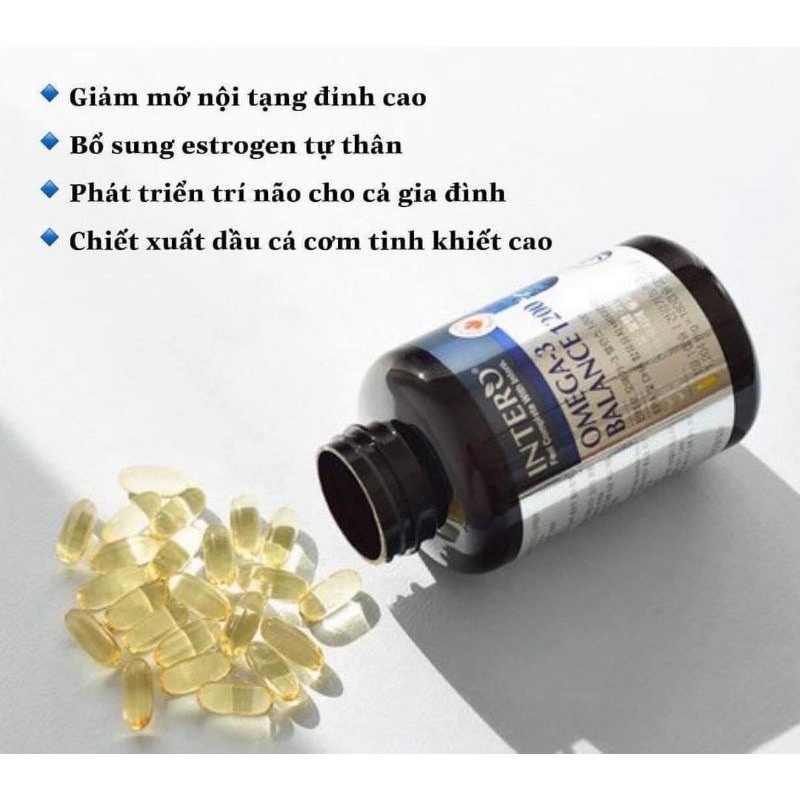 Hộp Omega 3 Cao Cấp 6 tháng -180v