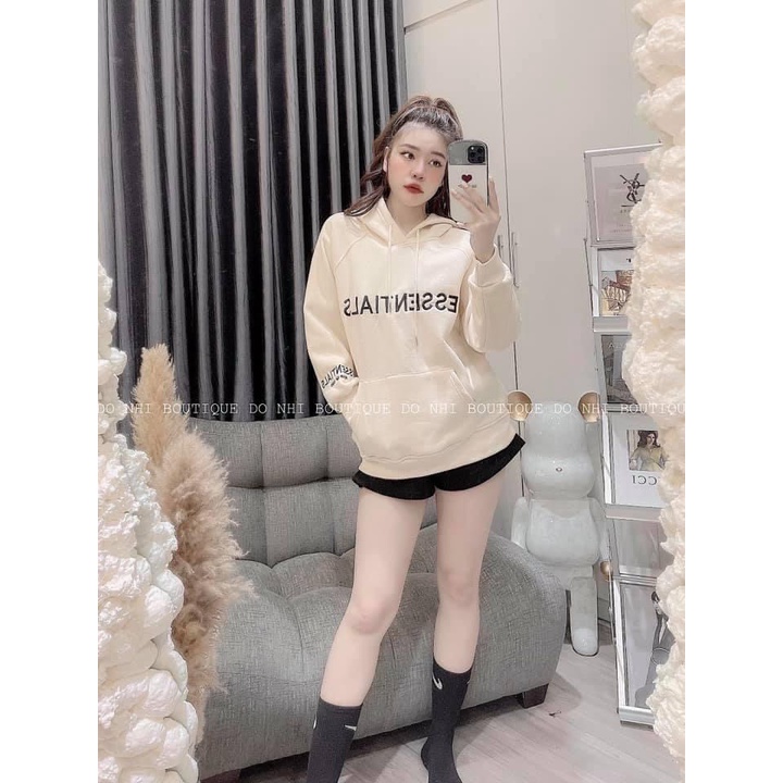 Áo hoodie essentials unisex form rộng nam nữ hàng real ,có mũ mặc nhà đi chơi đi học thời trang Hàn Quốc ATD006 | BigBuy360 - bigbuy360.vn