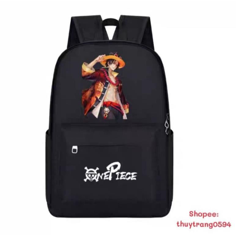 SIÊU RẺ - Balo Đi Học One Piece - Ace, Zoro, Luffy Cực HOT / có size trẻ em