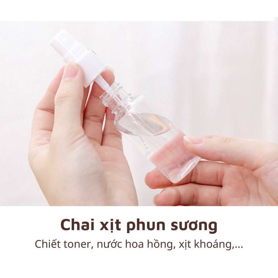 Lọ chiết mỹ phẩm dạng chai xịt phun sương dung tích 30ml - giao họa tiết ngẫu nhiên