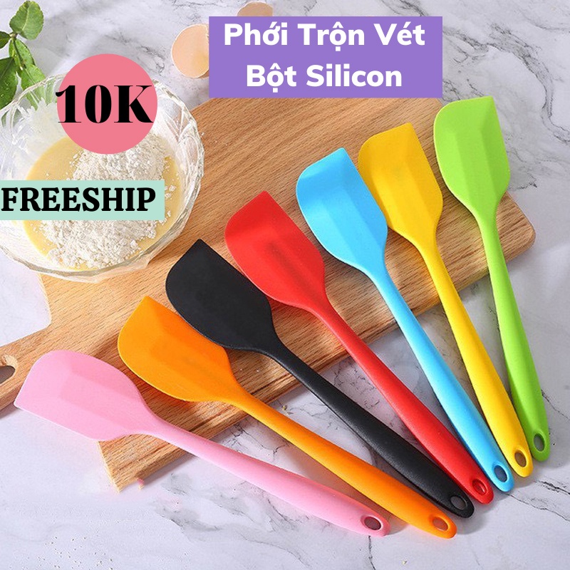 Phới Trộn Vét Bột Silicon Tiện Lợi , Dụng Cụ Làm Bánh Phới Trộn Bột KHO GIA DỤNG HOÀNG ANH