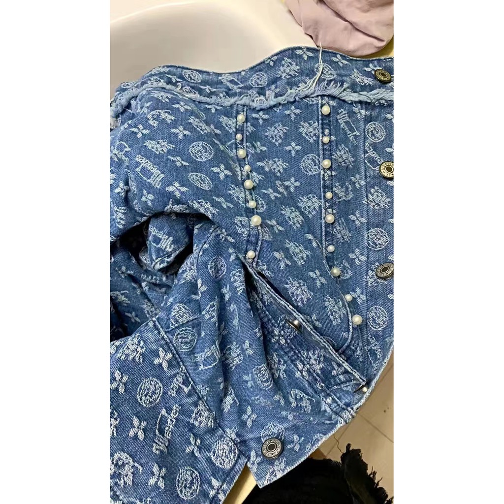 CHANEL Set áo sơ mi denim phối chân váy thời trang xuân thu cho nữ 2021 tuổi | BigBuy360 - bigbuy360.vn