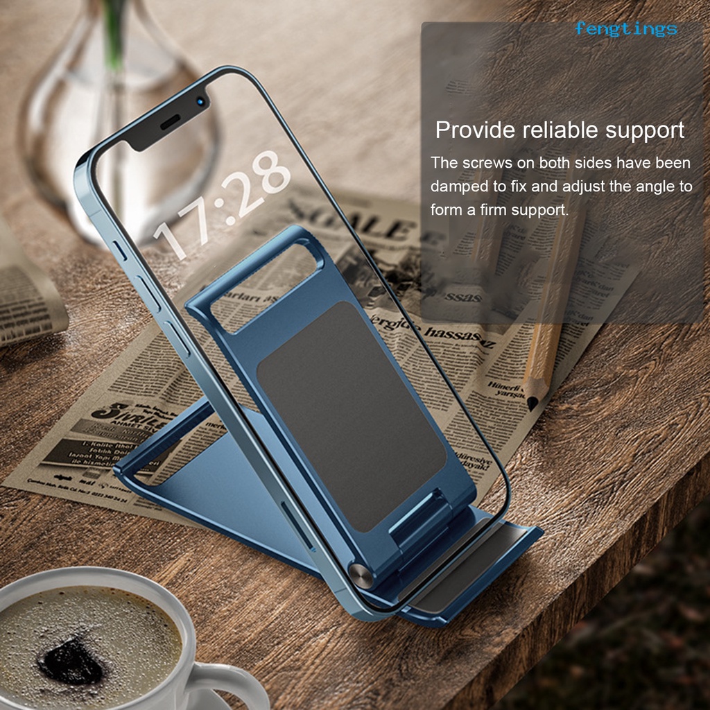 Giá Đỡ Điện Thoại/Máy Tính Bảng Siêu Mỏng Có Thể Gập Lại Tiện Dụng Cho Gia Đình f1