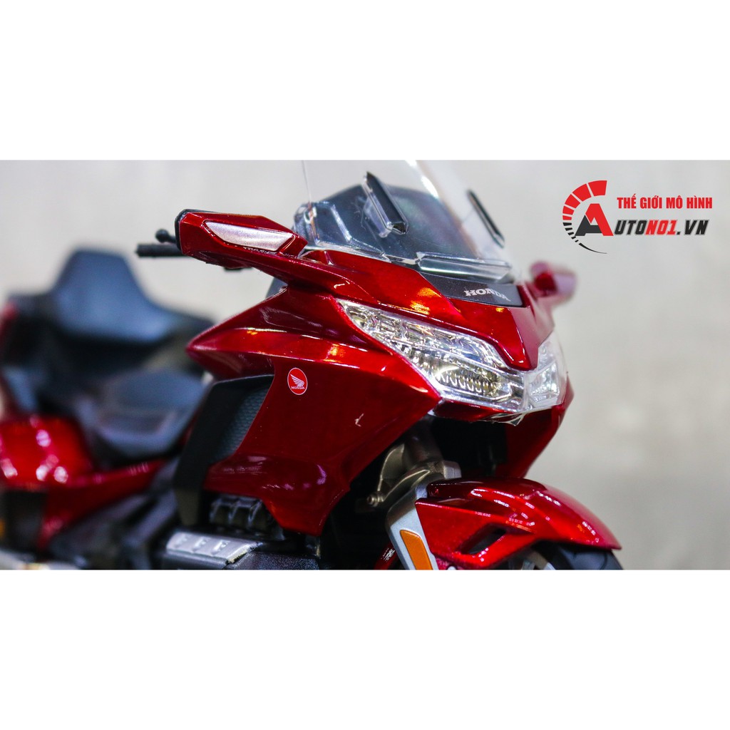 MÔ HÌNH XE HONDA GOLDWING 2020 RED 1:12 WELLY 7487