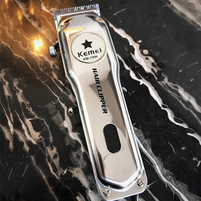 Tông Đơ Cắt Tóc Kemei Km 1996 Sạc Nhanh Pin Trâu Máy Cực Êm Khỏe