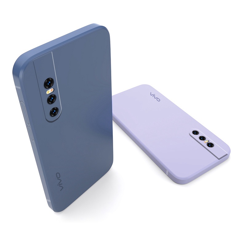 Ốp điện thoại silicon màu trơn đơn giản cho Vivo V15 Pro V11 V11i Z5X Z1 Pro Y17 Y15 Y12 Y11 2019