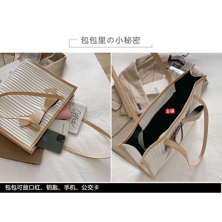 Túi Xách Đeo Vai Sức Chứa Lớn Đính Nơ Đa Năng Thời Trang Cho Nữ