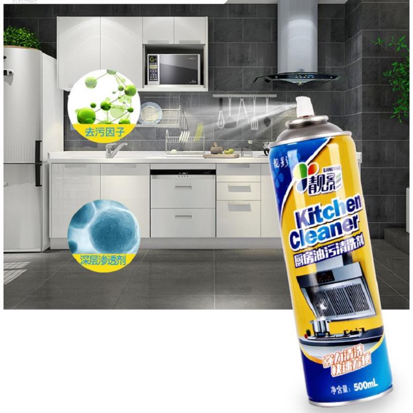 NEW+ Dung Dịch Xịt Rửa Làm Mới Dụng Cụ Nhà Bếp Kitchen Cleaner Hàn Quốc 500Ml, Tiện Dụng Cho Căn Bếp Của Bạn