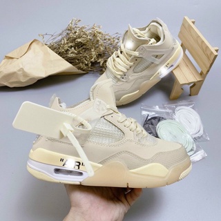 [ TẶNG Tất Cao Cấp - Giày S.Cấp] ZinVG Giày Jordan 4 Vàng, Giày Sneaker JD4 Thời Trang Nam Nữ Full Box
