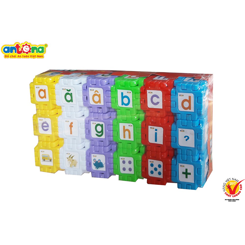 Xếp hình thông minh - Hình vuông diệu kỳ 108 chi tiết - ANTONA