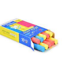 Phấn viết bảng không bụi Thiên Long phấn trắng - phấn màu  THIỆN PHƯỚC