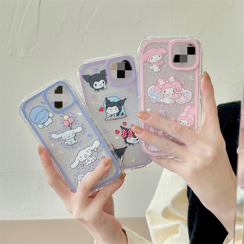 Ốp Điện Thoại Mềm Trong Suốt In Hình Kuromi Cho iPhone 13 12 11 Pro Max XR XS Max X 7 8 Plus