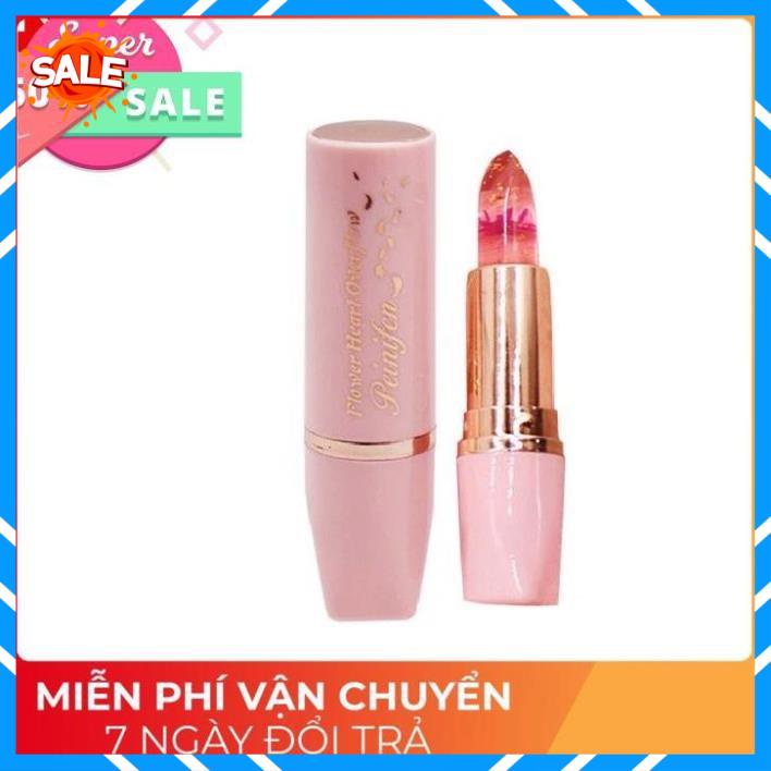 Son Thạch Ướp  Hoa ⚡️𝐅𝐑𝐄𝐄 𝐒𝐇𝐈𝐏⚡️ Son Thạch Đổi Màu Theo Nhiệt Độ