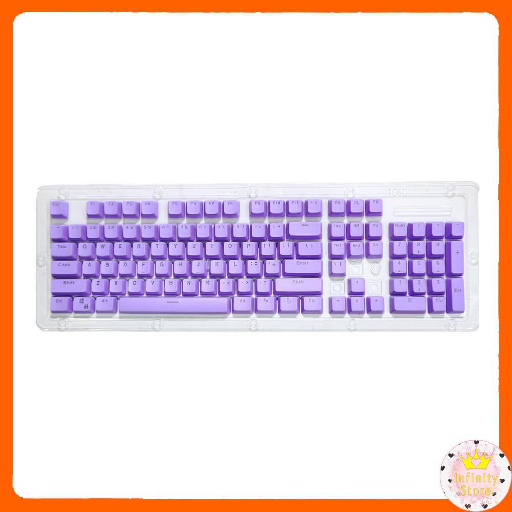 SET KEYCAP PBT DOUBLESHOT 104 PHÍM CHẤT LƯỢNG CAO CẤP ĐỦ MÀU INFINY DECOR