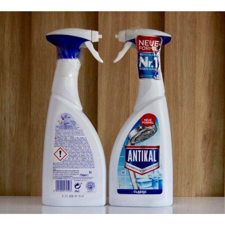Chai xịt vệ sinh và chống ăn mòn inox ANTIKAL