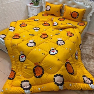 Set ga gối chăn phao poly cotton