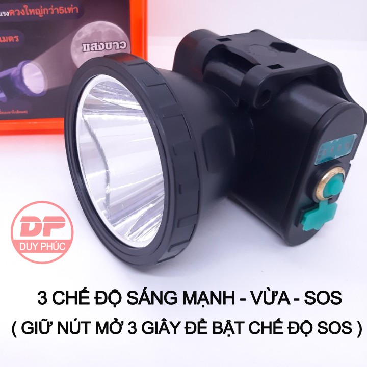 Đèn đội đầu pin sạc led siêu sáng NĐ 530 2000w NĐ 68 1000w  hàng thái - siêu sáng 2000w - 1000w  – lặn nước – 2 pin sạc