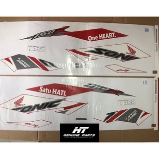 BỘ TEM SONIC TRẮNG ĐỎ RACING 150R