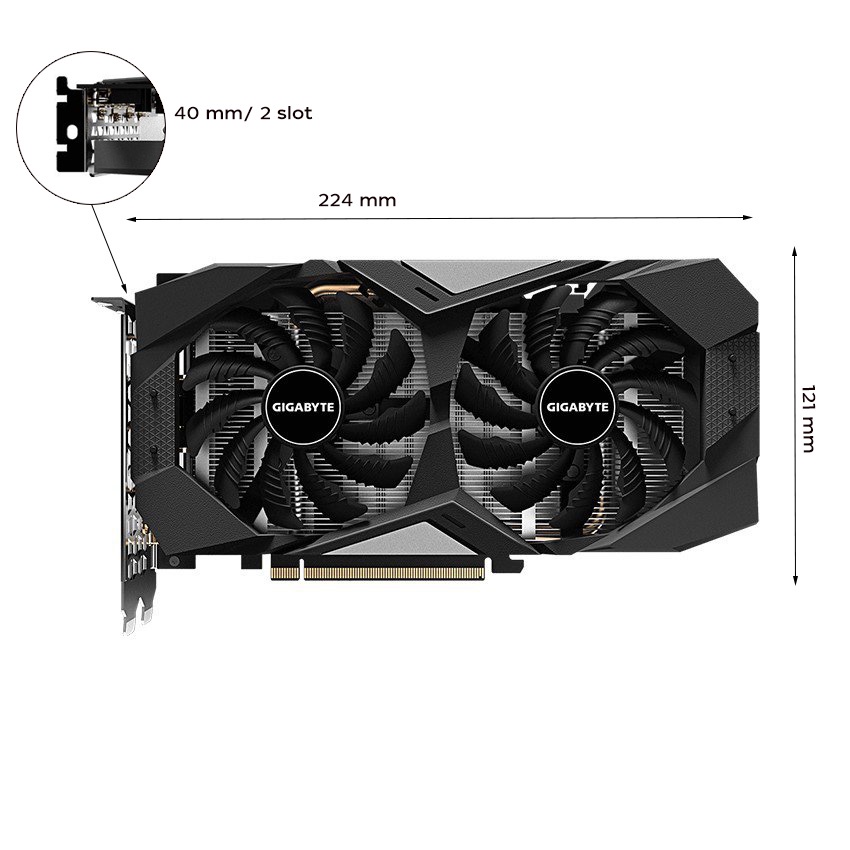 VGA Card màn hình Gigabyte GeForce GTX 1660 SUPER OC 6G 2FAN hàng chính hãng - Bảo hàng toàn quốc 36 tháng