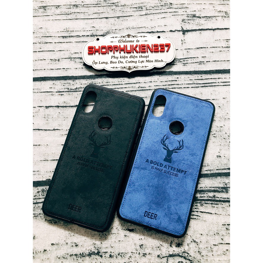 [Freeship toàn quốc từ 50k] Ốp Lưng Xiaomi Redmi Note 6 Pro Ốp Dẻo TPU Vải Jean Viền Chỉ Cao Cấp