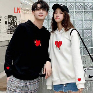 áo đôi thu đông hoodie nam nữ chất nỉ đẹp có mũ