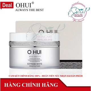 Mặt Nạ Ngủ Dưỡng Trắng Da Ohui Extreme White Sleeping Mask – ẩm mịn trắng sáng ngay khi thức dậy