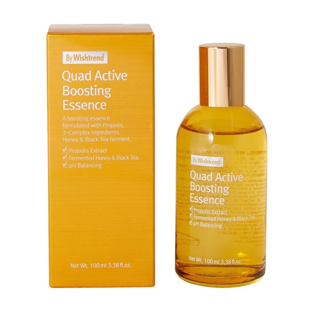 DATE 2025 Tinh Chất Dưỡng Da By Wishtrend Quad Active Boosting Essence 100ml