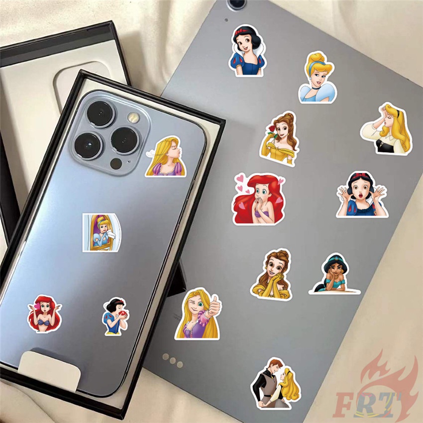 56 Cái / Bộ ☆ Hình Dán Công Chúa Disney Phối ☆ Sticker Dán Tường Chống Thấm Nước Thời Trang