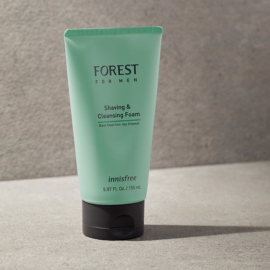 Sữa Rửa Mặt Cho Nam Innisfree Forest For Men Shaving &amp; Cleansing Foam 150ml