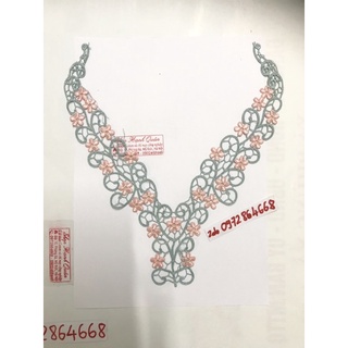 Cổ thêu hoa nhí mã CO105 ( 5 màu)