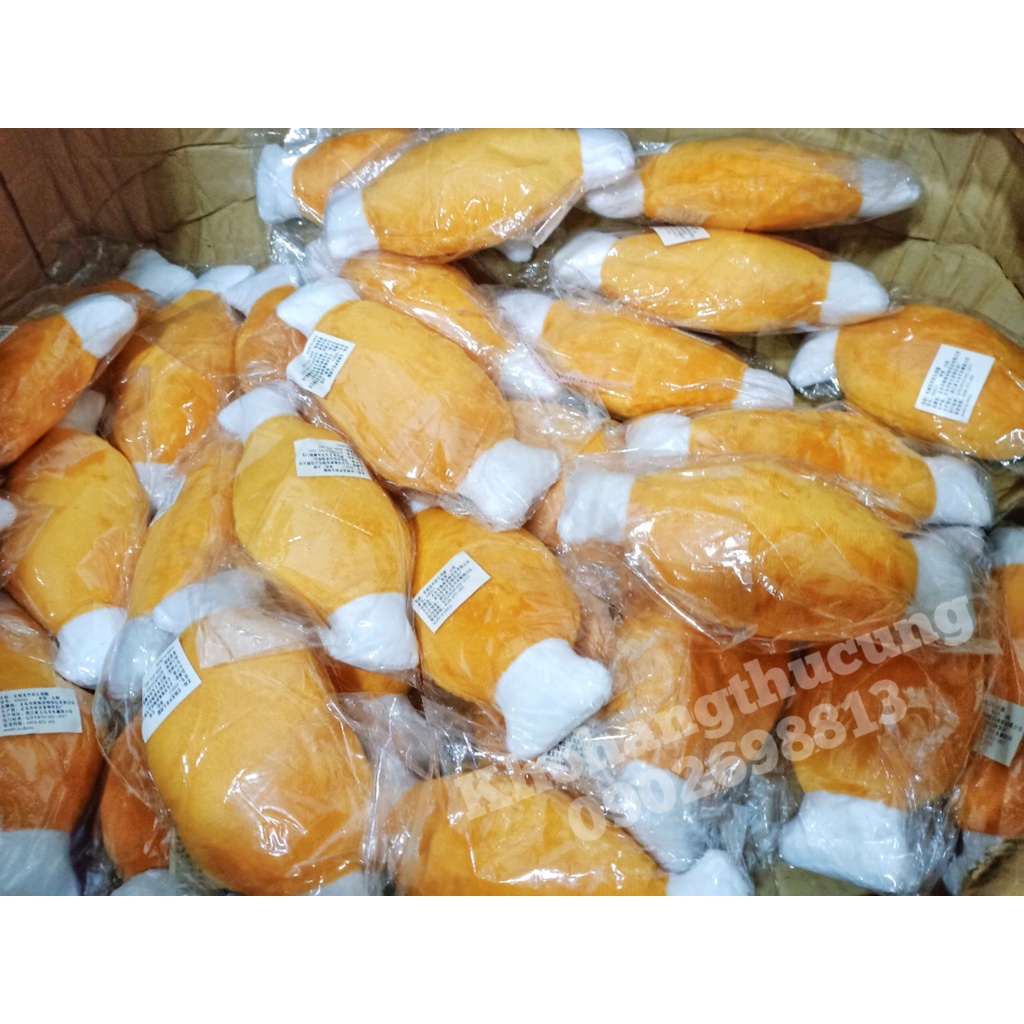 ĐỒ CHƠI ĐÙI GÀ BÔNG DÀNH CHO CHÓ MÈO GẶM