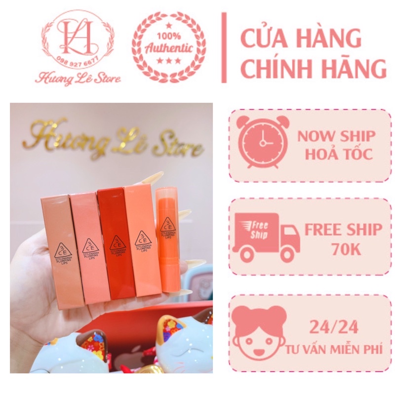 Son Dưỡng có màu 3CE Plumping Lips