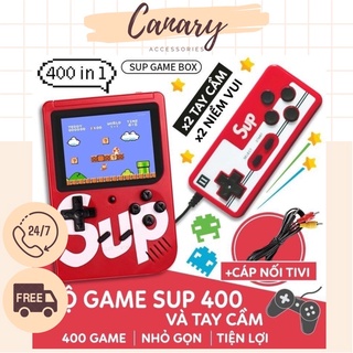 Máy Game Sup Mini 400 Game Cổ Điển (Kèm Tay Cầm Chơi 2 Người)