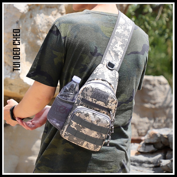 Túi Đeo Chéo Nam Nữ Chiến Thuật Đi Phượt, Dã Ngoại CHống Nước
