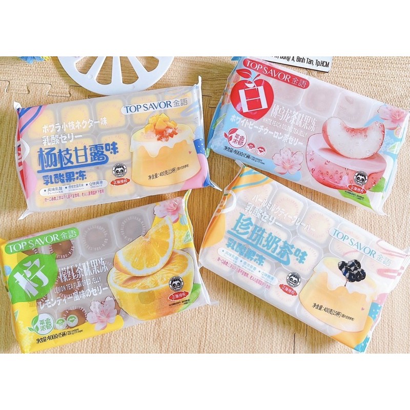 thạch pudding top savor (hộp 400gam)