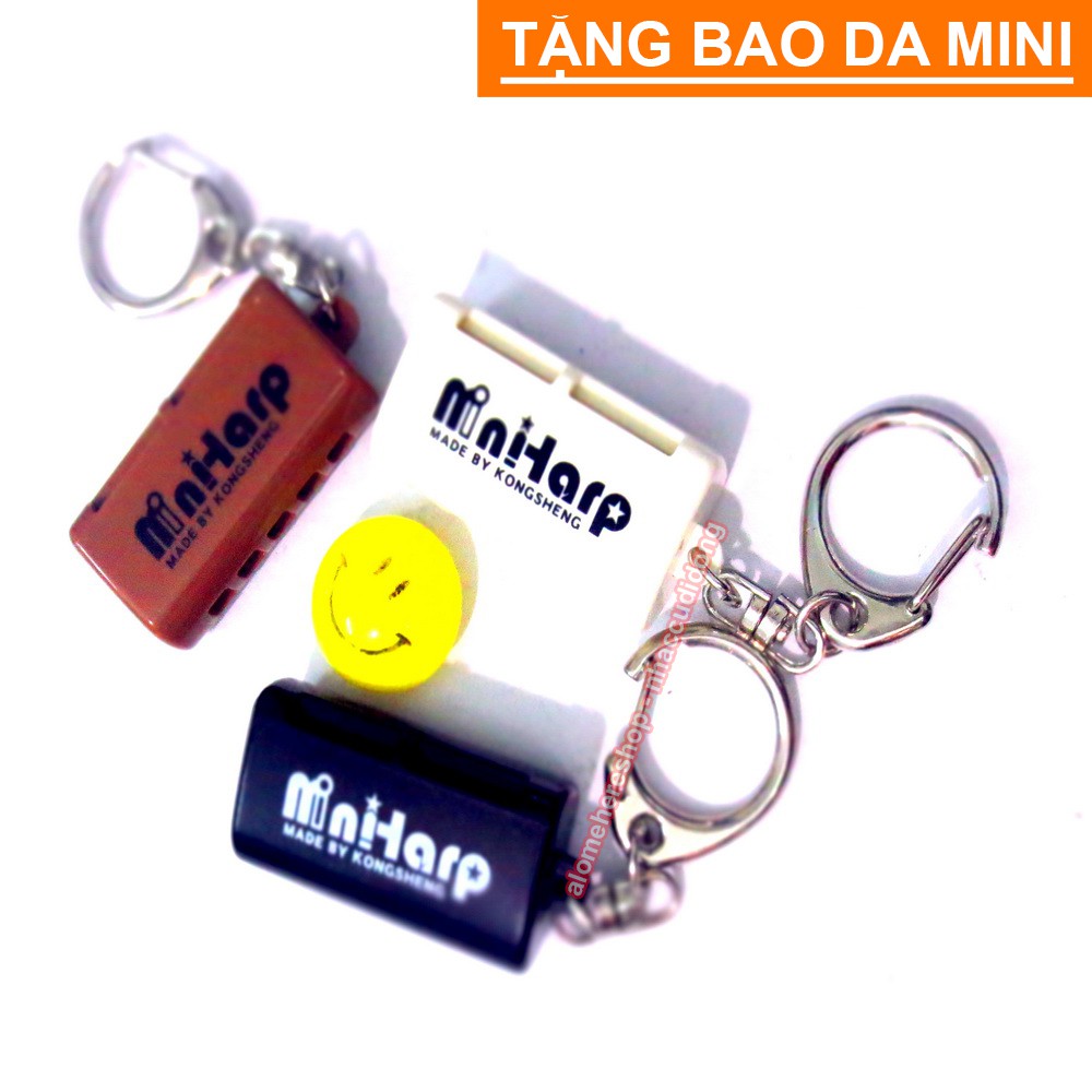 Kèn harmonica mini KongSheng 5 lỗ Trắng