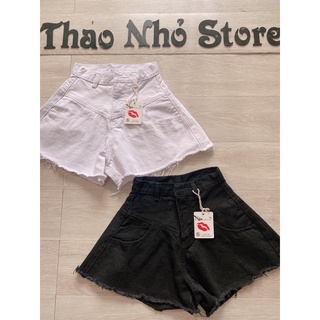 quầm short jean ống xoè(hình thật)