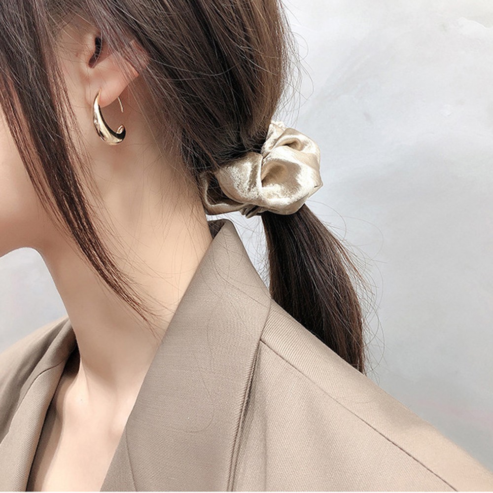 Bông Tai Chữ C Đính Đá Thời Trang Cho Nữ