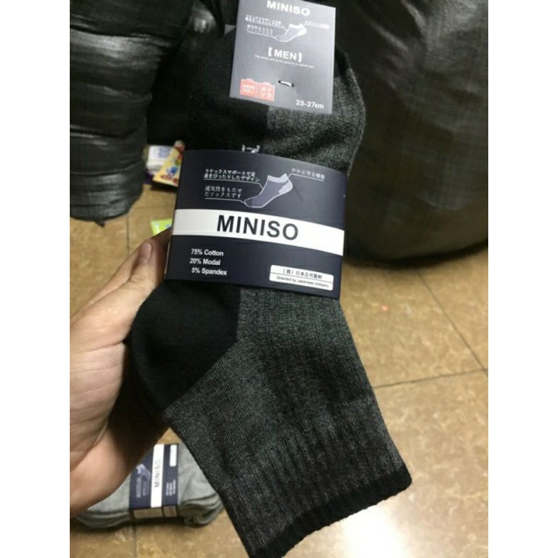 Tất nam Miniso cổ cao