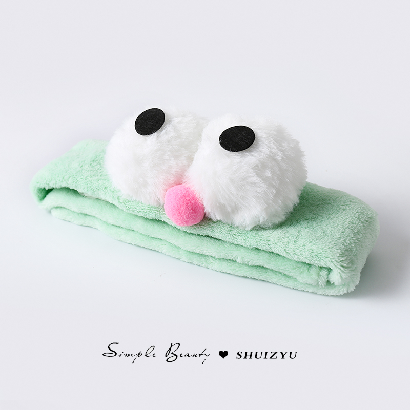 Băng đô phối sừng bông thiết kế đáng yêu phong cách Hàn Quốc